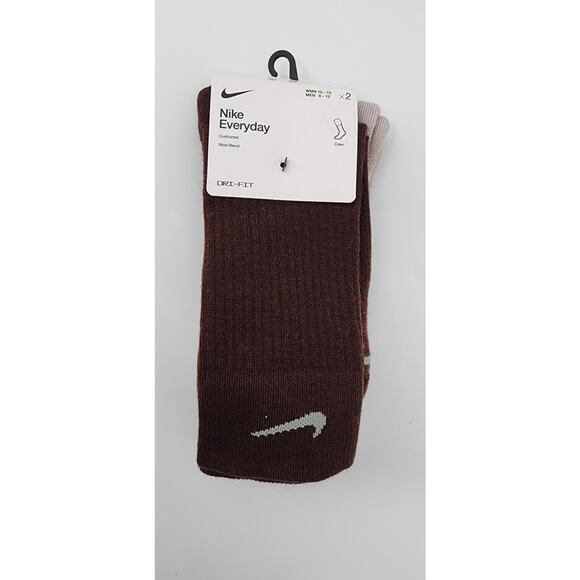 New NWT Nike Everyday Cushioned Wool Blend Crew Socks W 10-13 M 8-12 - Picture 5 of 9